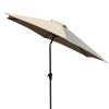 9' Pole Umbrella With Carry Bag, Gray