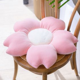 Bed and Breakfast Cushion Small Daisy Petal Cushion (Option: Pink cherry blossom-40cm)